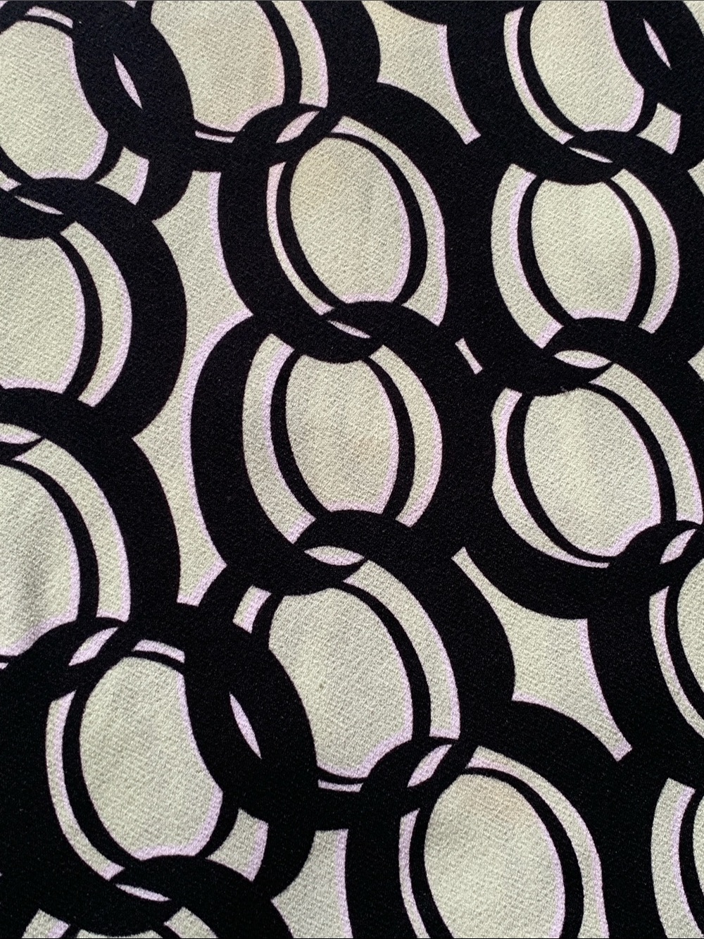 Worthington Black & Pastel Green Circle-Print Bell Sleeve Blouse - Picture 7 of 7